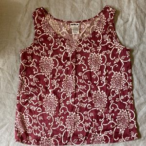 Silx small silk tank top